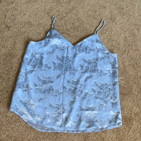 Calvin Klein womens Large floral cami tank top - Picture 2 of 2